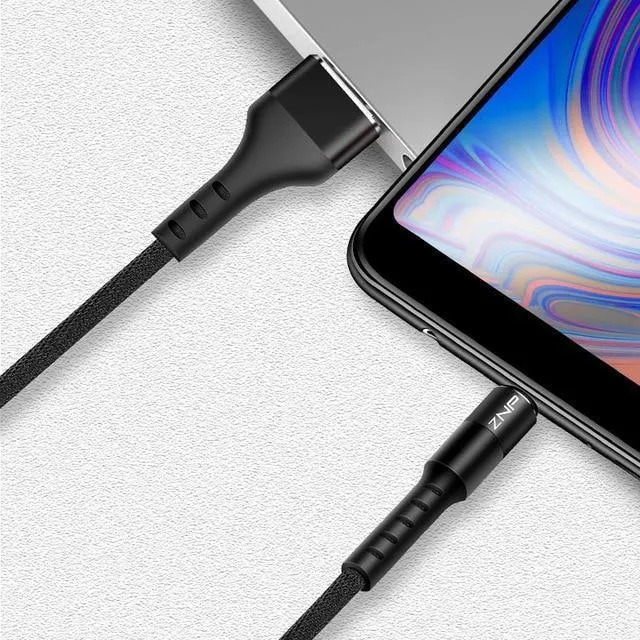 ZNP USB Typ C Kabel Schnelles Ladekabel Für Samsung Galaxy S9 S8 Huawei Mate 20 Pro Schnelllade USB Typ-C Telefon Ladekabel