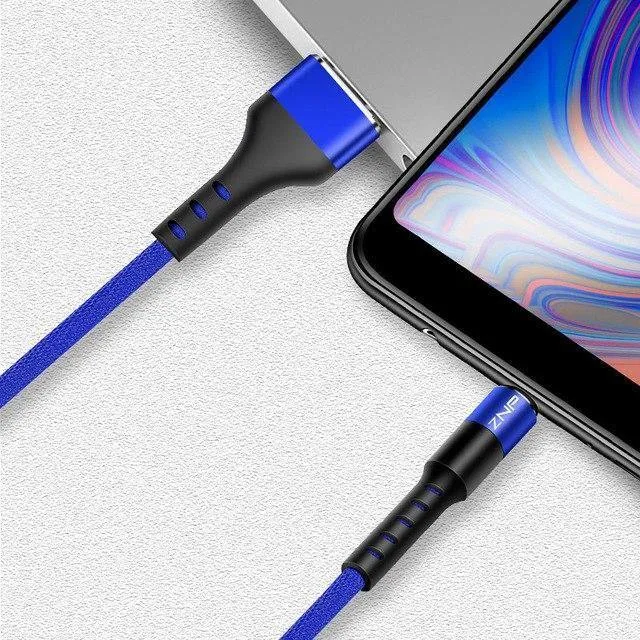 ZNP USB Typ C Kabel Schnelles Ladekabel Für Samsung Galaxy S9 S8 Huawei Mate 20 Pro Schnelllade USB Typ-C Telefon Ladekabel