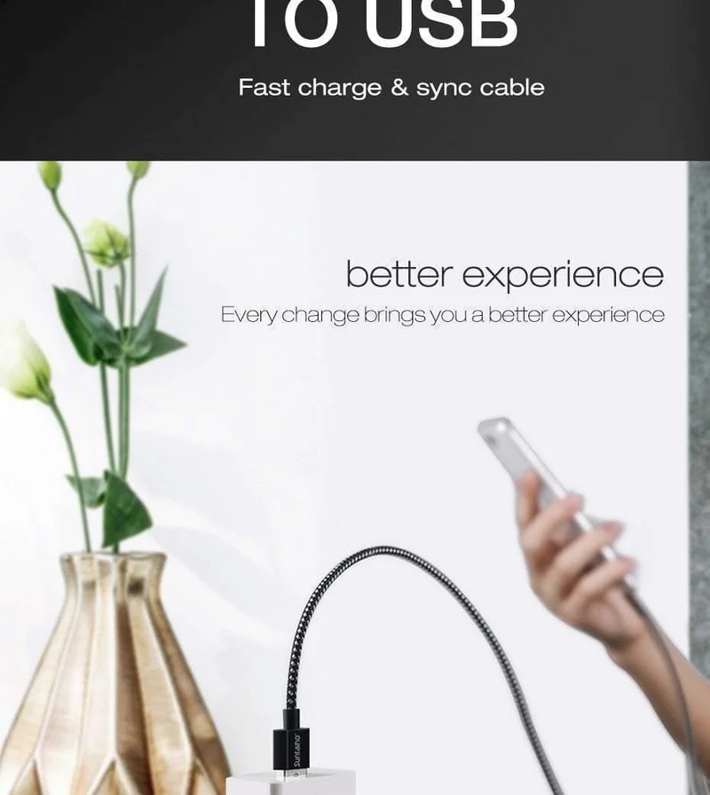 Suntaiho Micro USB Kabel 2.4A Telefon Schnellladekabel für Samsung Huawei Xiaomi Redmi LG Microusb Ladekabel Micro USB Kabel
