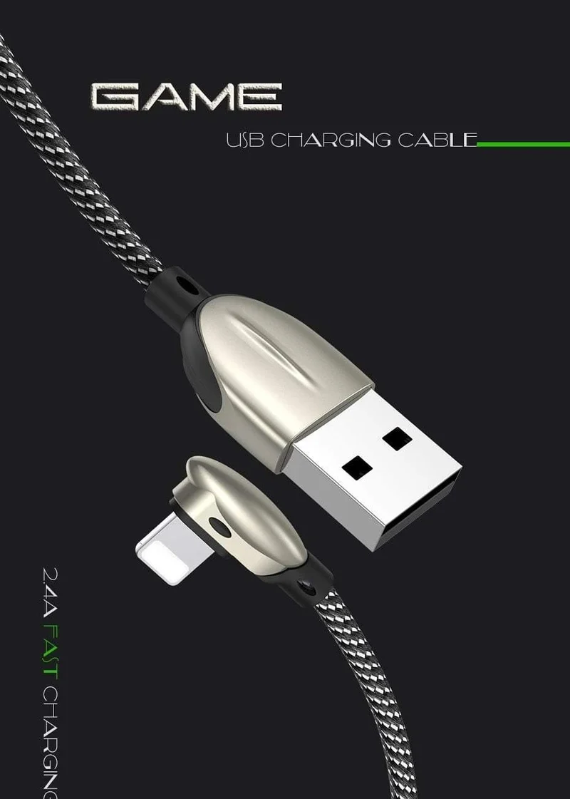 Suntaiho für iPhone-Ladekabel, Spiel-USB-Kabel zum Aufladen mit Beleuchtung, schnelles Aufladen für iPhone 7 Xs Max XR X 6 6s 5 8 7, Telefon-Spielkabel