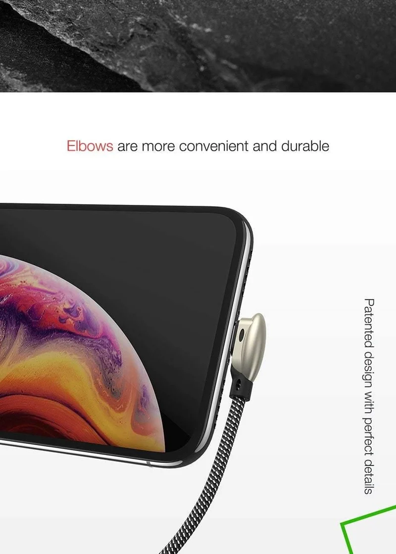 Suntaiho für iPhone-Ladekabel, Spiel-USB-Kabel zum Aufladen mit Beleuchtung, schnelles Aufladen für iPhone 7 Xs Max XR X 6 6s 5 8 7, Telefon-Spielkabel
