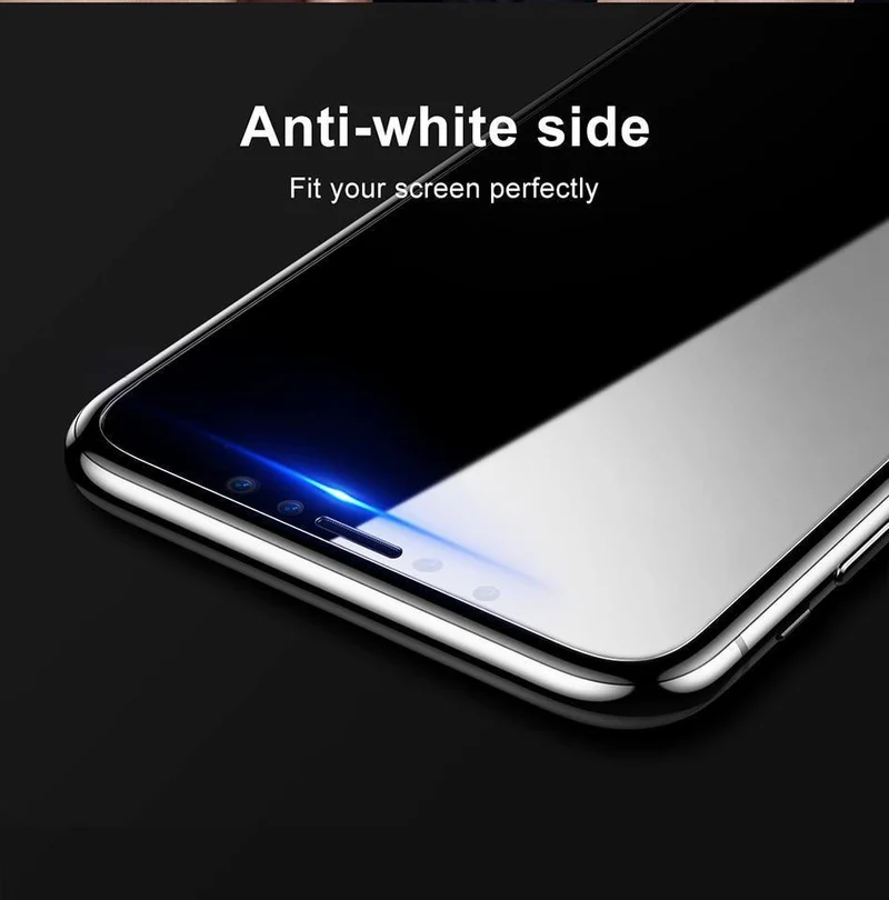 Baseus Ultradünner Displayschutz für iPhone X 10 Glas gehärtetes transparentes kratzfestes Schutzglas für iPhone X