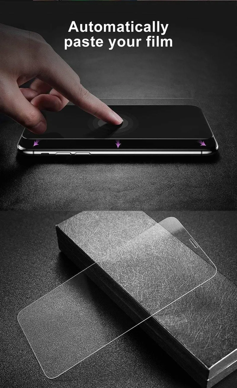 Baseus Ultradünner Displayschutz für iPhone X 10 Glas gehärtetes transparentes kratzfestes Schutzglas für iPhone X