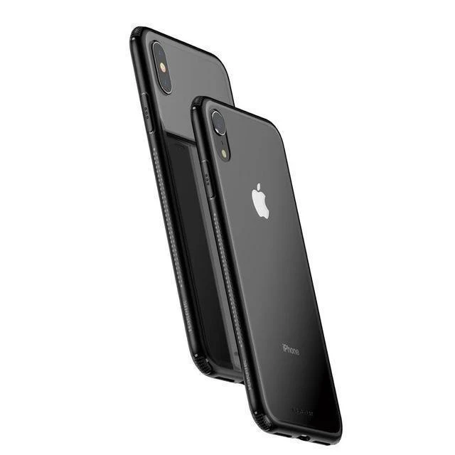 Baseus Luxus Original Hartglashülle für iPhone Xs Xs Max XR 2018 Telefonabdeckung Anti-Knock-Back-Telefonhüllen für iPhone Xs
