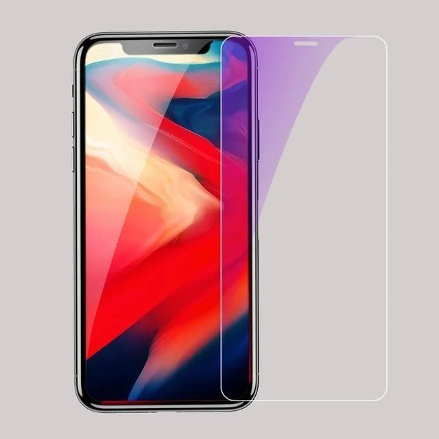 Baseus 0.15 mm superdünner Displayschutz für iPhone Xs Max Xs XR Glasfolie 2018 Anti-Blaulicht gehärtetes Glas für iPhone X