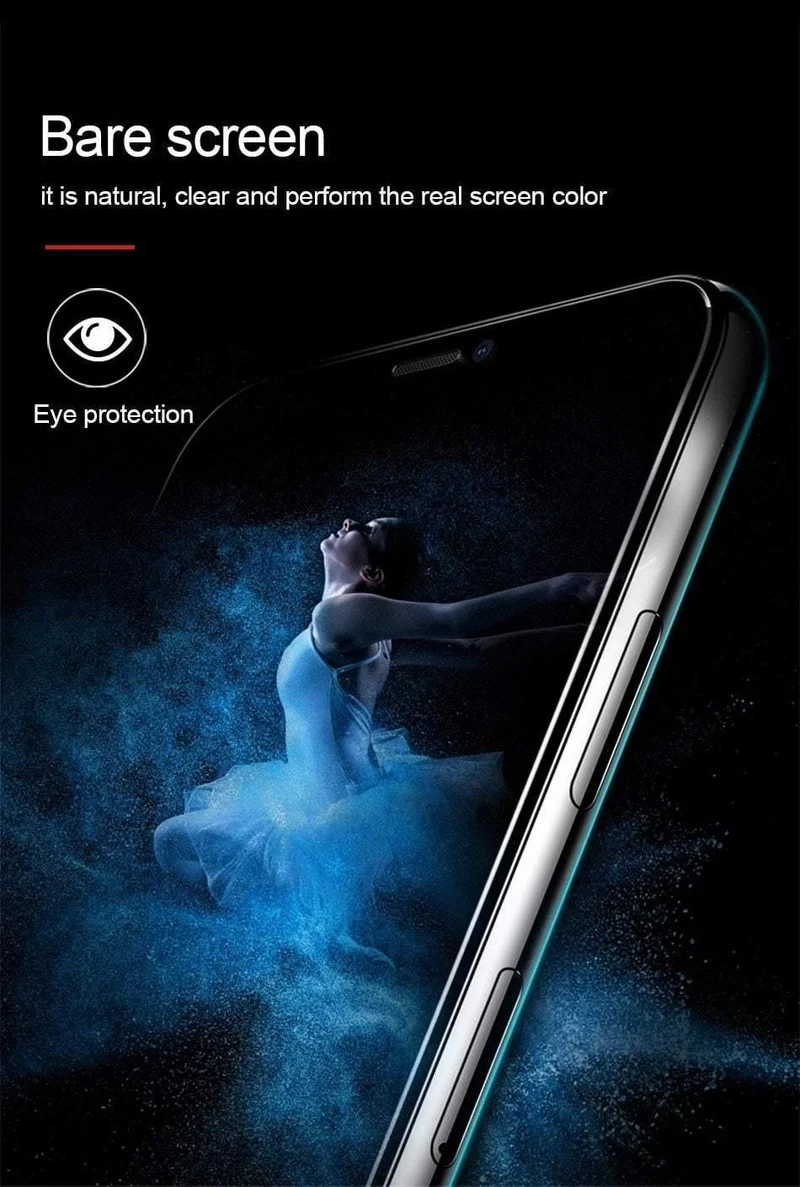 Baseus 0.15 mm superdünner Displayschutz für iPhone Xs Max Xs XR Glasfolie 2018 Anti-Blaulicht gehärtetes Glas für iPhone X
