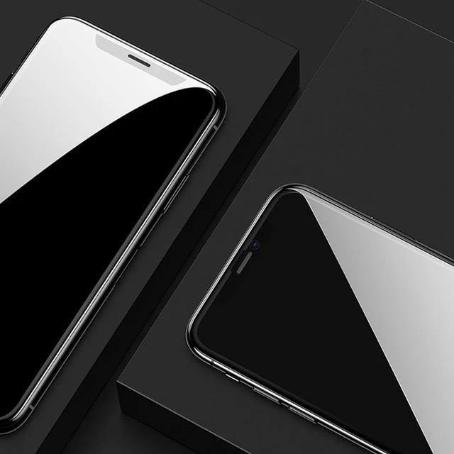 Baseus Anti Spy Displayschutzfolie für iPhone X, 0.3 mm, vollständige Abdeckung, 9H gehärtetes Glas für iPhone X, Schutzglasfolie