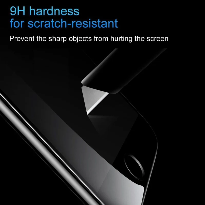 Baseus 0.2 mm ultradünnes Schutzglas für iPhone 8 8 Plus Displayschutz 9H Kratzfestes gehärtetes Glas für iPhone 8