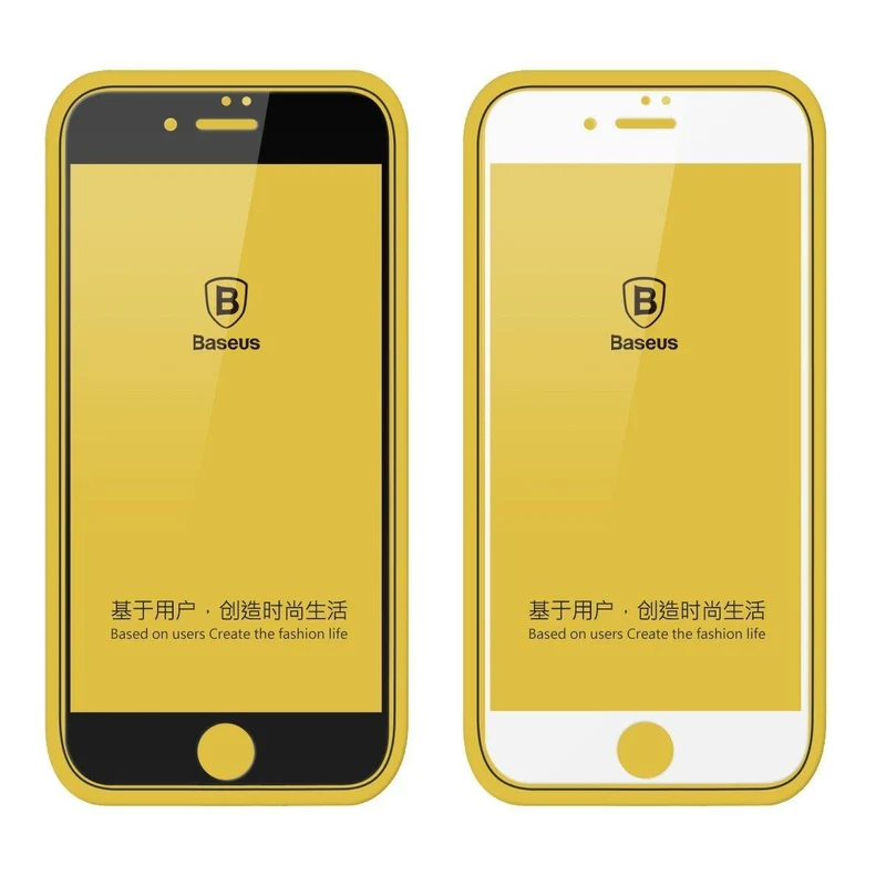 Baseus 0.2 mm ultradünnes Schutzglas für iPhone 8 8 Plus Displayschutz 9H Kratzfestes gehärtetes Glas für iPhone 8