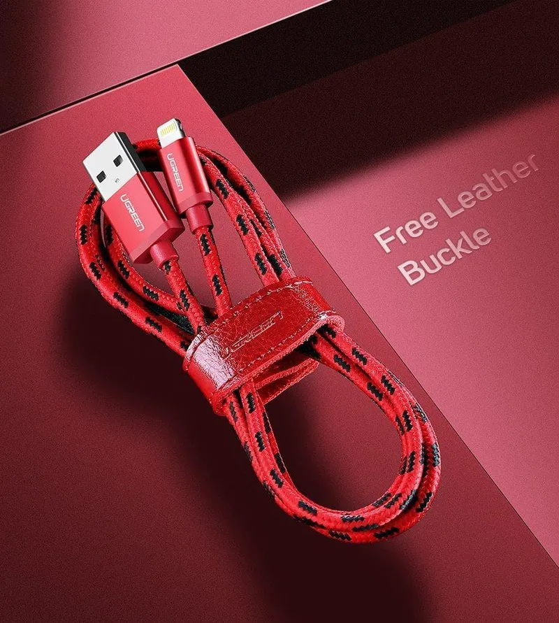 Ugreen für iPhone Kabel Lightning auf USB Kabel für iPhone 8 Xs Max XR 7 Schnellladekabel Handykabel USB Ladekabel