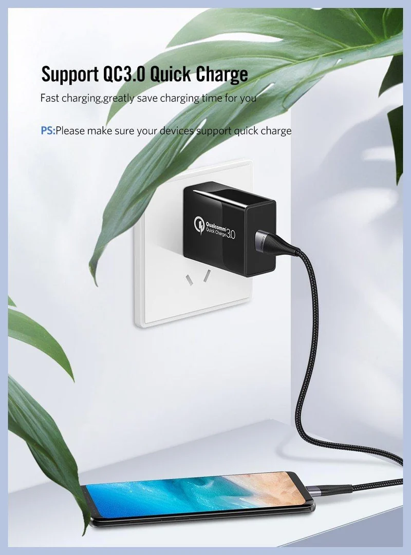 Ugreen USB Typ C Kabel für Samsung S8 S9 Plus 3A Schnelle Lade USB C Ladegerät Datenkabel für Xiami Mi8 handy Ladekabel