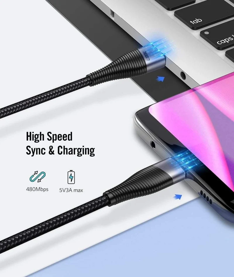 Ugreen USB Typ C Kabel für Samsung S8 S9 Plus 3A Schnelle Lade USB C Ladegerät Datenkabel für Xiami Mi8 handy Ladekabel