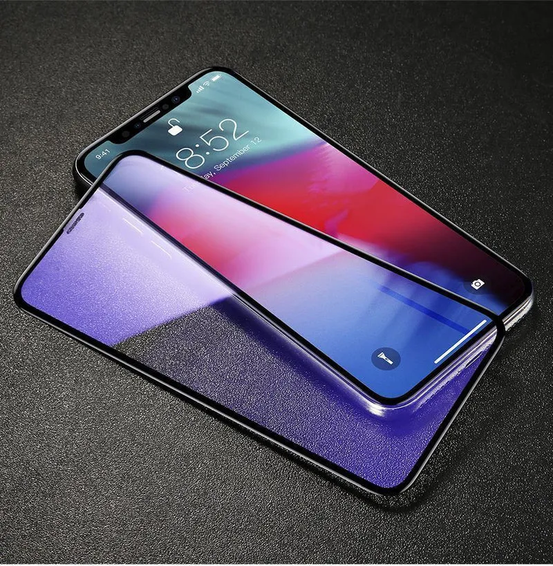 Baseus 0.23mm Displayschutzfolie für iPhone XS Max XR gehärtetes Glas Frontabdeckung Schutzglas für iPhone Xsmax für iPhonexs