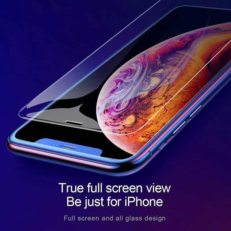 Baseus 0.3 mm Displayschutz aus gehärtetem Glas für iPhone X Xs Max XR Frontabdeckung Schutz gehärteter Glasfilm für iPhone Xsmax