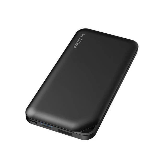 ROCK Power Bank 10000 mAh für Xiaomi Tragbares externes Batterieladegerät Ultra Slim Powerbank für iPhone X Samsung Note 8 S8