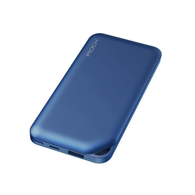 ROCK Power Bank 10000 mAh für Xiaomi Tragbares externes Batterieladegerät Ultra Slim Powerbank für iPhone X Samsung Note 8 S8