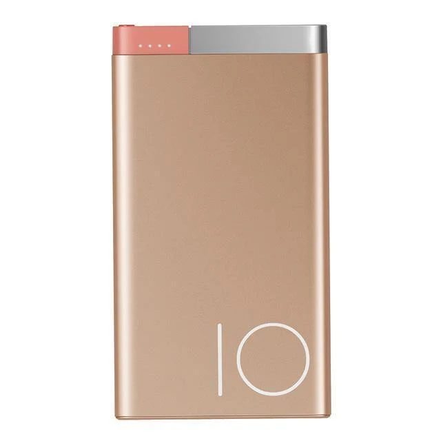 ROCK 10000 mAh Power Bank Tragbares Telefonladegerät Powerbank für iPhone 7 6 für Xiaomi 6 Externer Akku mit zwei Eingangsanschlüssen