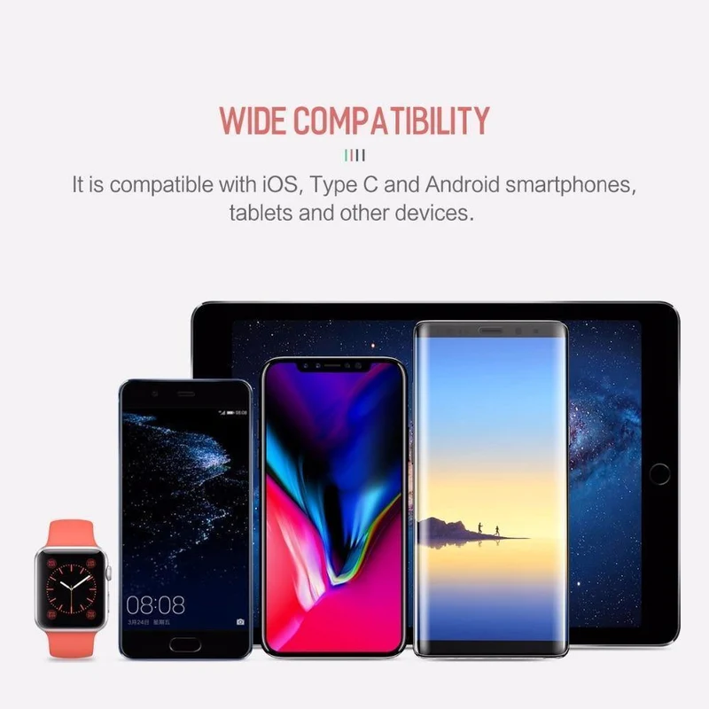 ROCK Power Bank 10000 mAh mit Digitalanzeige Tragbarer externer Akku Typ C 5V 3A Powerbank für iPhone X Samsung Xiaomi