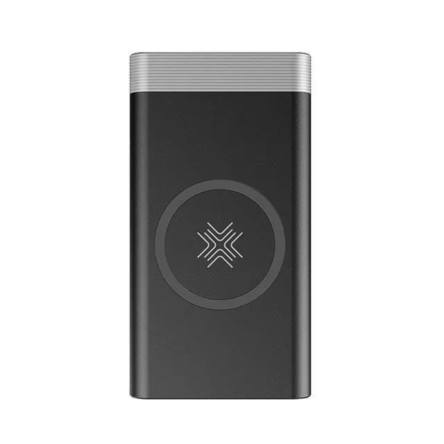 ROCK Power Bank 10000 mAh QI Wireless Charger Tragbarer externer Akku Eingebaute Powerbank für iPhone X 8 Samsung S8 S9 Plus