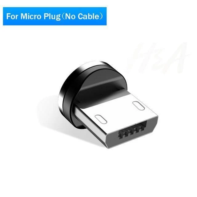 H&A Magnetisches USB-Kabel, schnelles Micro-USB-Kabel, magnetisches Typ-C-Ladedatenkabel, für Samsung, Xiaomi, Huawei, Handy, USB-Kabel