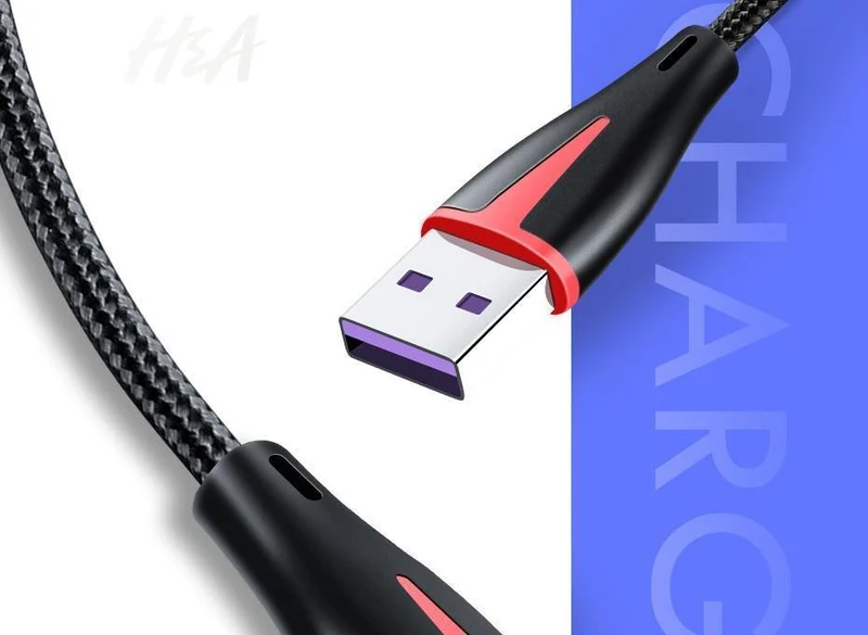 H&A USB-Kabel Typ C, 3A, Schnellladekabel Typ C, USB-Ladekabel für Samsung S9 S8 Plus, Huawei Honor 10 9 Lite, Tablet-Telefon Typ C
