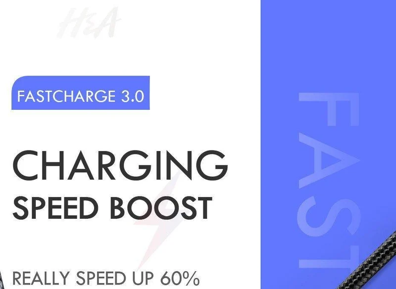 H&A USB-Kabel Typ C, 3A, Schnellladekabel Typ C, USB-Ladekabel für Samsung S9 S8 Plus, Huawei Honor 10 9 Lite, Tablet-Telefon Typ C