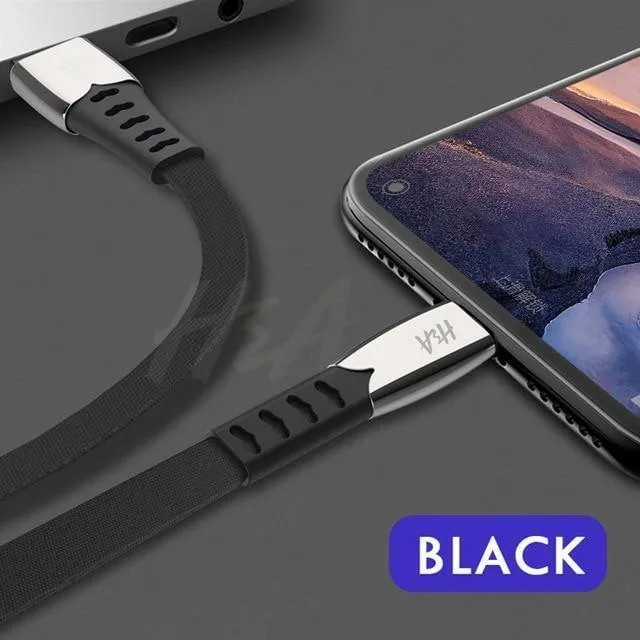 H&A Fashion Schnellladegerät Micro-USB-Datenkabel für Samsung für Xiaomi Huawei Handy-Ladekabel für Android-Telefonkabel