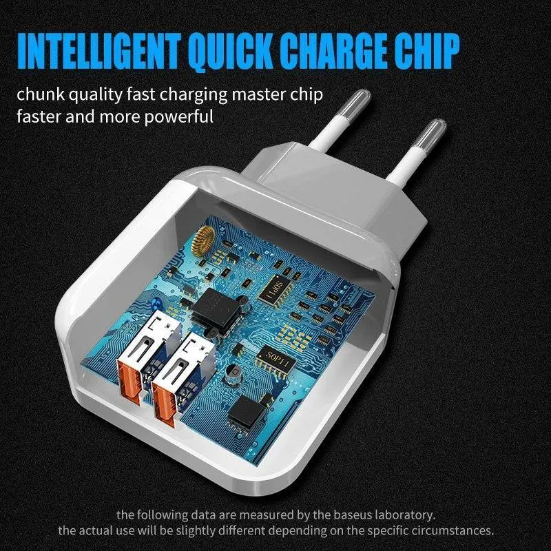 H&A Universal Dual 2 USB EU Ladegerät Stecker Für iPhone Huawei Reise Telefon Ladegerät Für Samsung Xiaomi Wand Tragbare lade Stecker