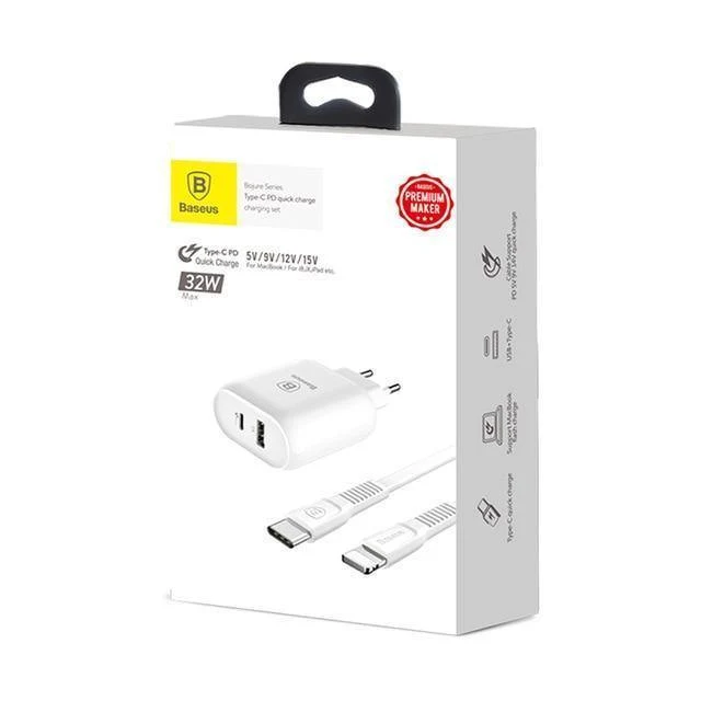 Baseus 32W USB C PD Ladegerät für iPhone Xs X Schnellladung Typ C PD 3.0 Handy-Ladegerät Schnellladung Typ-C PD USB Ladegerät