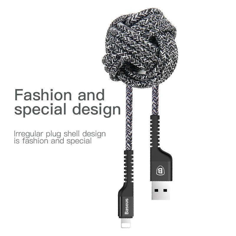 Baseus USB-Kabel für iPhone XS Max XR X 8 7 6 6s Plus Schnelllade-Ladegerät Datenkabel für iPhone 5 5s se iPad Handykabel