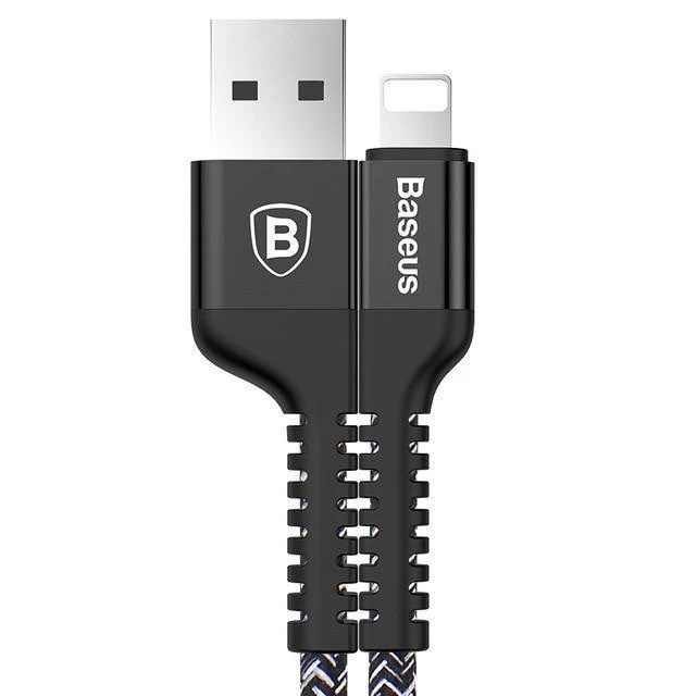 Baseus USB-Kabel für iPhone XS Max XR X 8 7 6 6s Plus Schnelllade-Ladegerät Datenkabel für iPhone 5 5s se iPad Handykabel