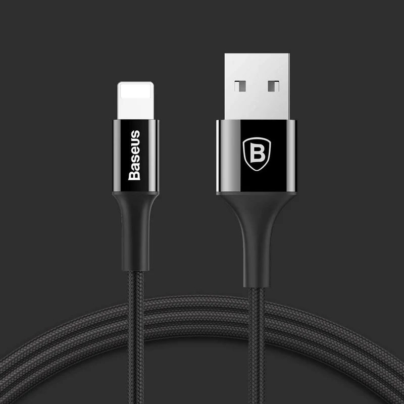 Baseus Lighting USB-Kabel für iPhone X XS Max XR 8 7 6 6s Plus 5 5S SE iPad Schnellladeladegerät Datenkabel Handykabel