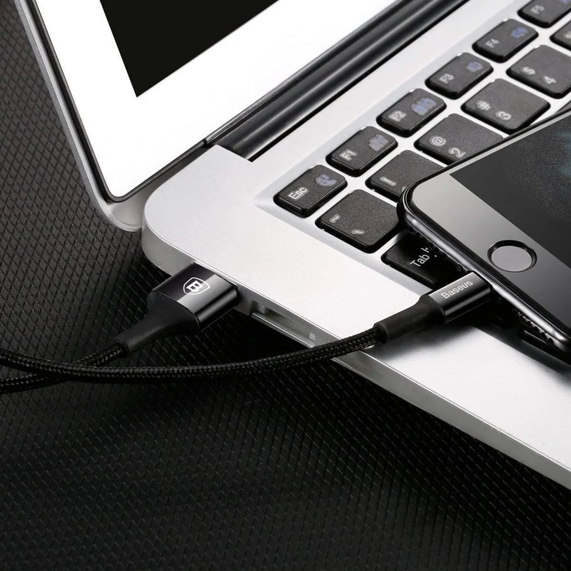 Baseus Lighting USB-Kabel für iPhone X XS Max XR 8 7 6 6s Plus 5 5S SE iPad Schnellladeladegerät Datenkabel Handykabel