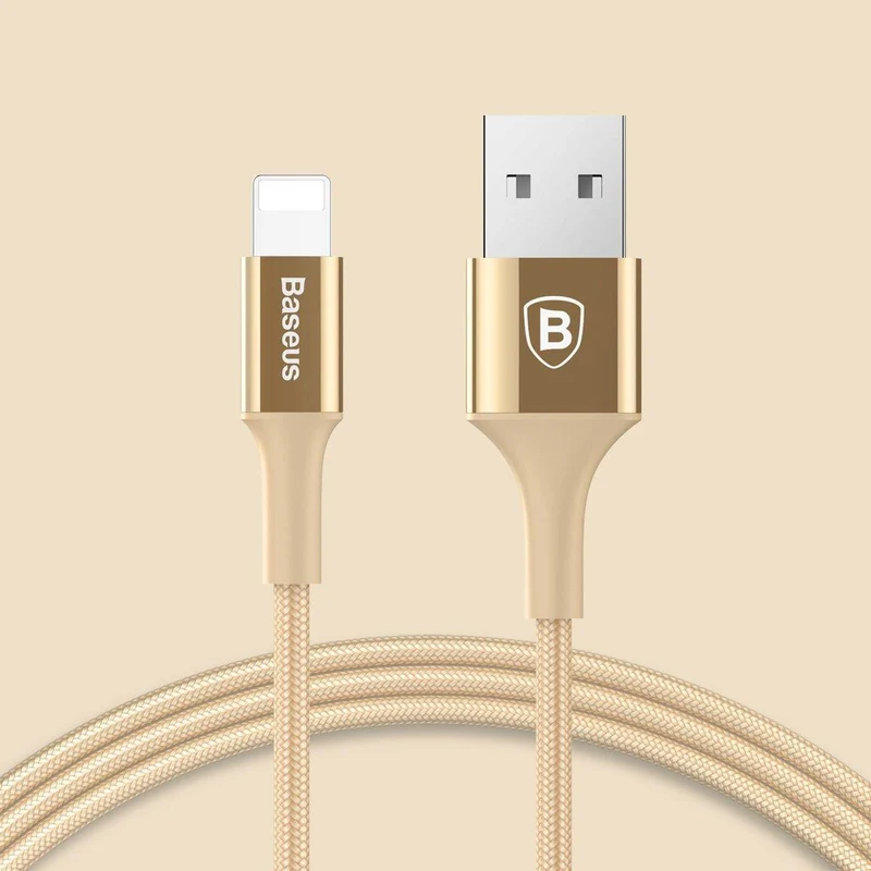 Baseus Lighting USB-Kabel für iPhone X XS Max XR 8 7 6 6s Plus 5 5S SE iPad Schnellladeladegerät Datenkabel Handykabel