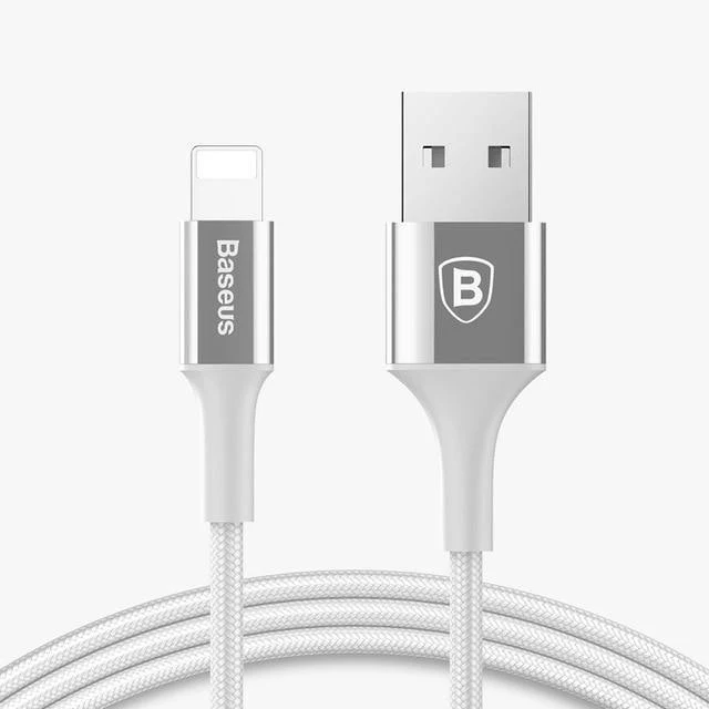 Baseus Lighting USB-Kabel für iPhone X XS Max XR 8 7 6 6s Plus 5 5S SE iPad Schnellladeladegerät Datenkabel Handykabel