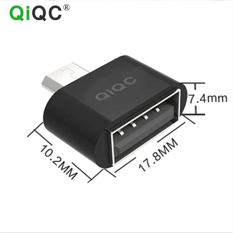 Micro USB OTG Adapter Stecker auf USB 2.0 Micro Adapter Konverter für Samsung Xiaomi LG Huawei Asus ZTE Google Android Mobiltelefone