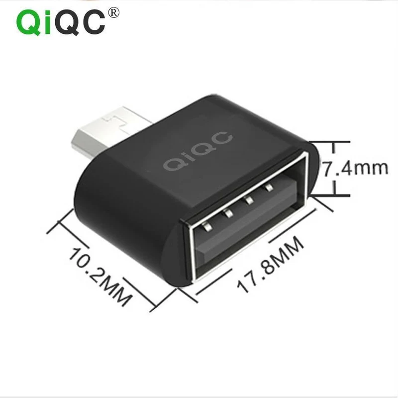 Micro USB OTG Adapter Stecker auf USB 2.0 Micro Adapter Konverter für Samsung Xiaomi LG Huawei Asus ZTE Google Android Mobiltelefone