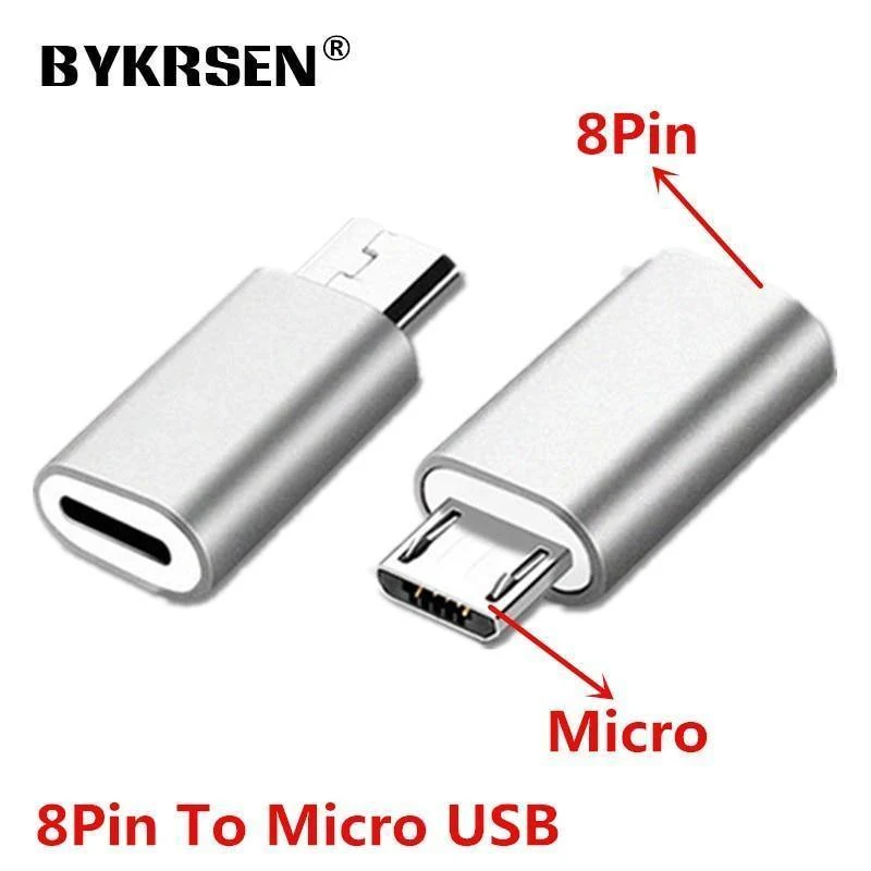IOS 8Pin auf Micro USB Android Telefonkabel Adapter Ladegerät Konverter für Iphone Apple X 6 6S 7 8 Plus Handykabel