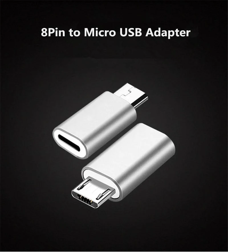 IOS 8Pin auf Micro USB Android Telefonkabel Adapter Ladegerät Konverter für Iphone Apple X 6 6S 7 8 Plus Handykabel