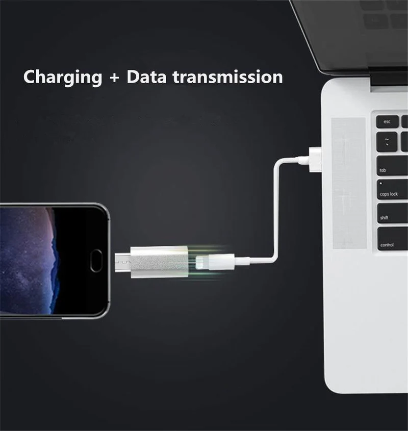 IOS 8Pin auf Micro USB Android Telefonkabel Adapter Ladegerät Konverter für Iphone Apple X 6 6S 7 8 Plus Handykabel