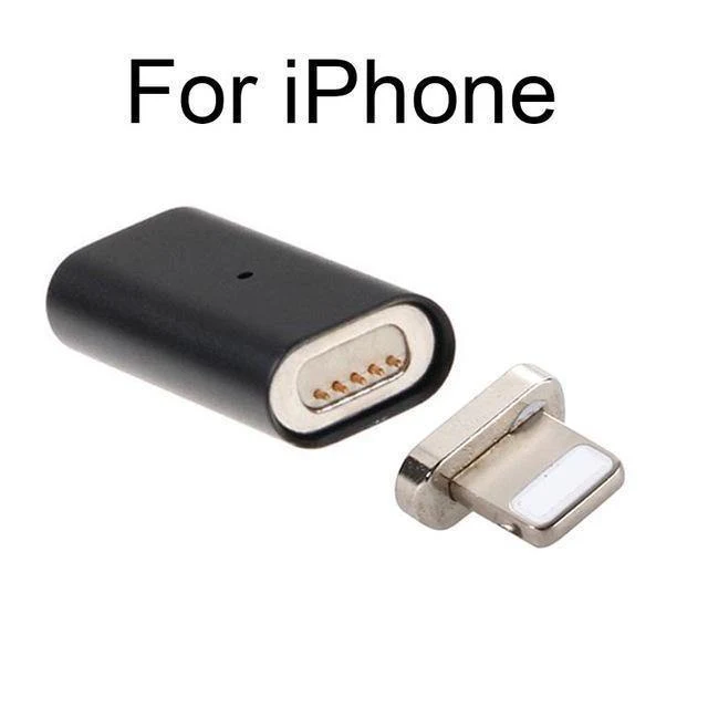 Magnetische Adapter Daten Für iPhone XR XS Max X 8 7 6S 6 Plus 5 5S SE Metall stecker Handy Ladegerät Lade Konverter Adapter