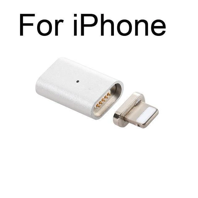 Magnetische Adapter Daten Für iPhone XR XS Max X 8 7 6S 6 Plus 5 5S SE Metall stecker Handy Ladegerät Lade Konverter Adapter