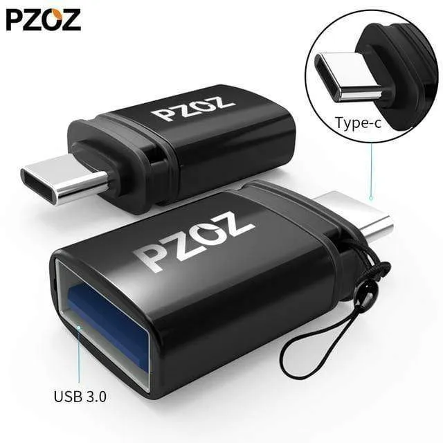 PZOZ otg Adapter Typ-C 3.0 otg Micro-USB 3.0 Ladedatenkonverter Typ C Micro-USB Typ USB für Samsung One Plus 6 Android
