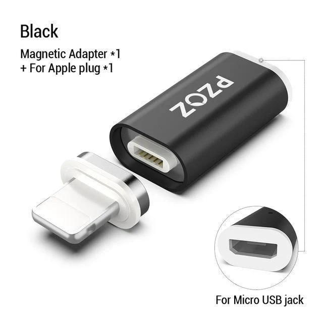 Magnetischer Adapter Micro USB Adapter Schnellladetelefon MicroUSB Typ C Magnet Ladegerät USB C Für Apple iPhone Typ C Adapter