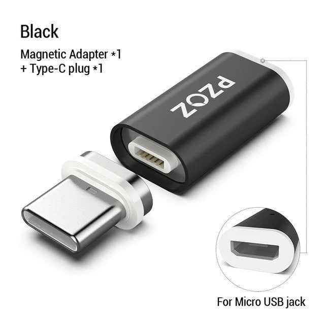 Magnetischer Adapter Micro USB Adapter Schnellladetelefon MicroUSB Typ C Magnet Ladegerät USB C Für Apple iPhone Typ C Adapter