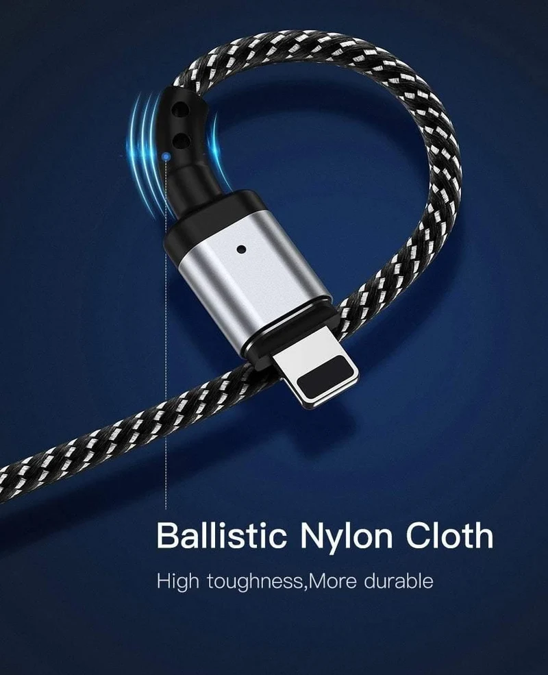 Suntaiho Magnetisches Ladegerät Micro USB C Kabel Typ C für Xiaomi PLAY Note 7 Schnellladeadapter Telefon iOS 12 Für iPhone Samsung