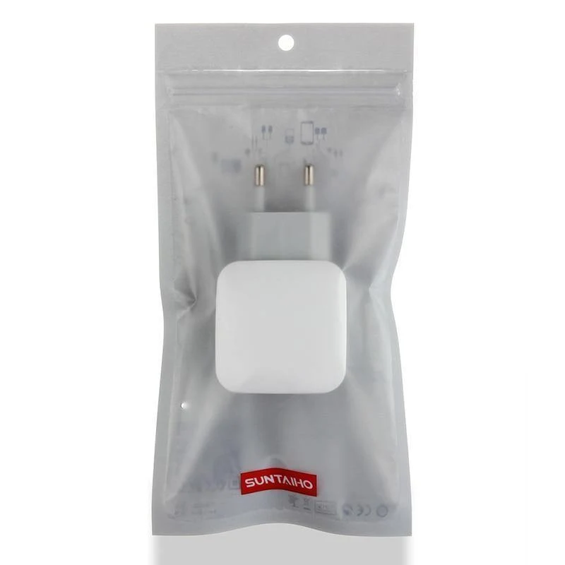 Suntaiho Smart Travel Dual USB Ladegerät Adapter Wand Tragbares Handy-Ladegerät EU-Stecker für iPhone/Samsung/Xiaomi /iPad/Huawei