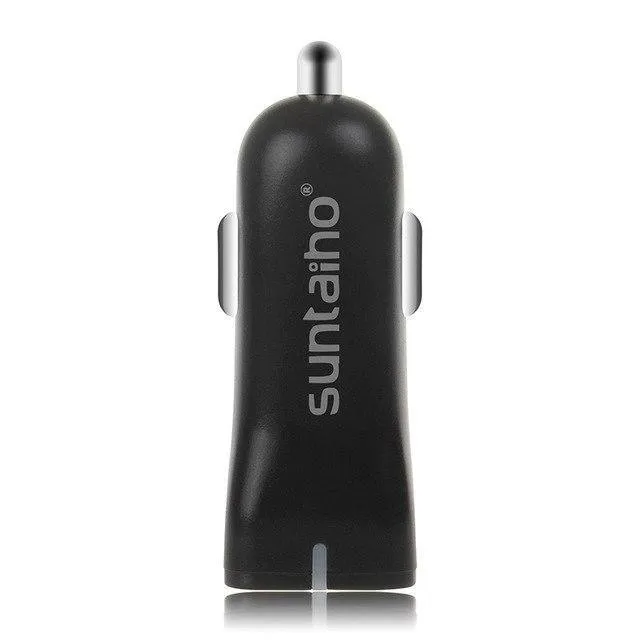 Suntaiho Mini 12-24 V Dual USB-Anschlüsse Autoladegerät Schnelllade-Autoladegerät für Mobiltelefone für iPhone 7 7 plus SE für Samsung S6 S5