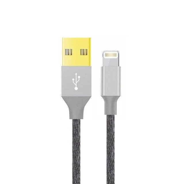 Suntaiho USB-Kabel für Iphone 8 Vergoldetes USB-Kabel Schnelllade-Datenkabel für iPhone X 7 6 5s Handykabel