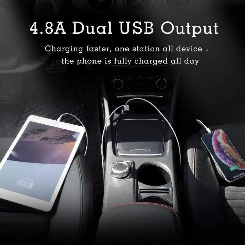 Suntaiho Dual USB Autoladegerät Universal Autoladegerät 3.1A Mini Handy Autoladegerät Adapter für iPhone 7 Autotelefonladegerät